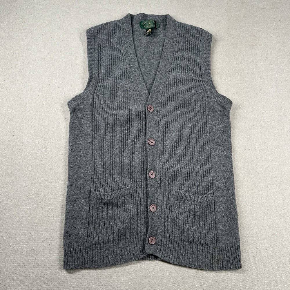 Vintage Santa Barbara Polo Racquet Club Sweater Womens L Cardigan 100% Lambswool